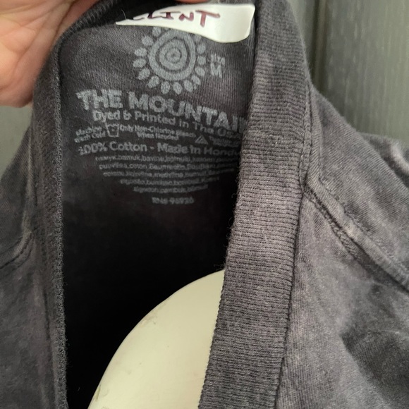 The Mountain : Tie Dye Cow Shirt : Black Tee : Adult Medium - Picture 3 of 3